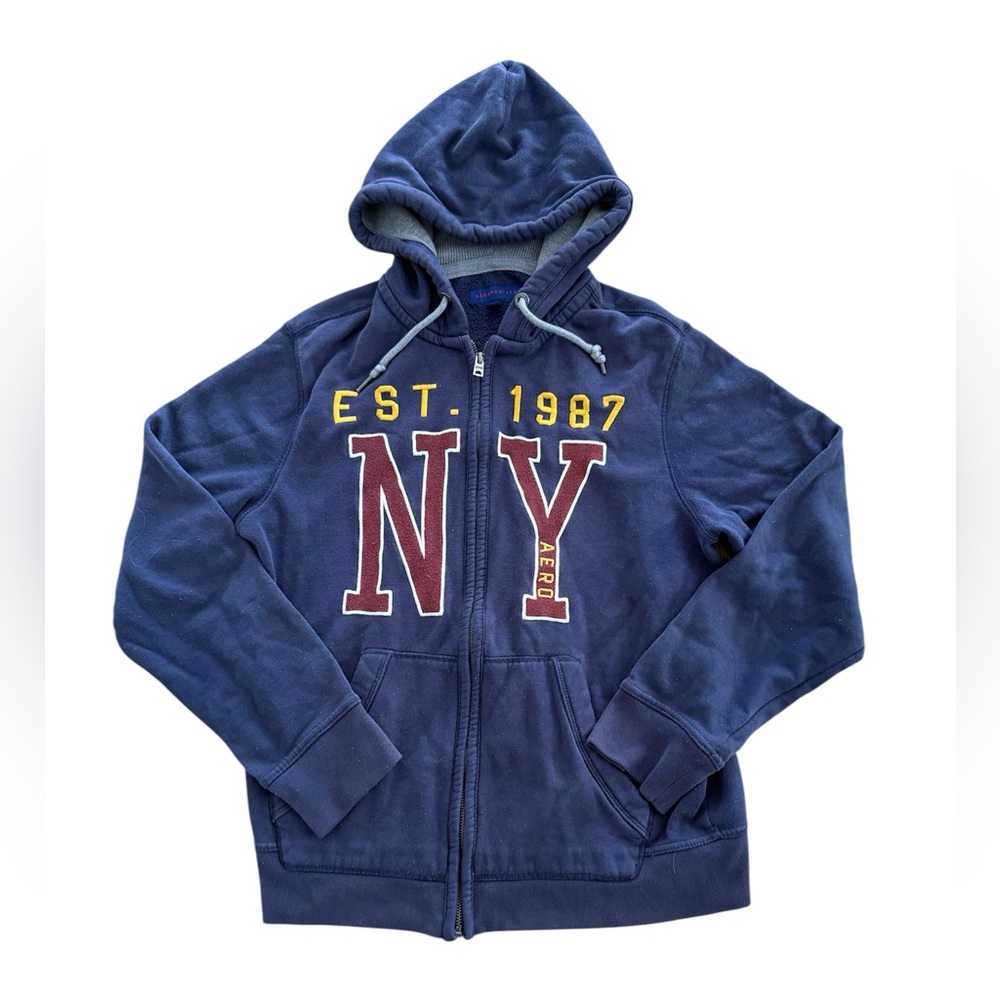 MAKE OFFER Navy Blue NY Men’s Hoodie by Aeropostale MAKE OFFER